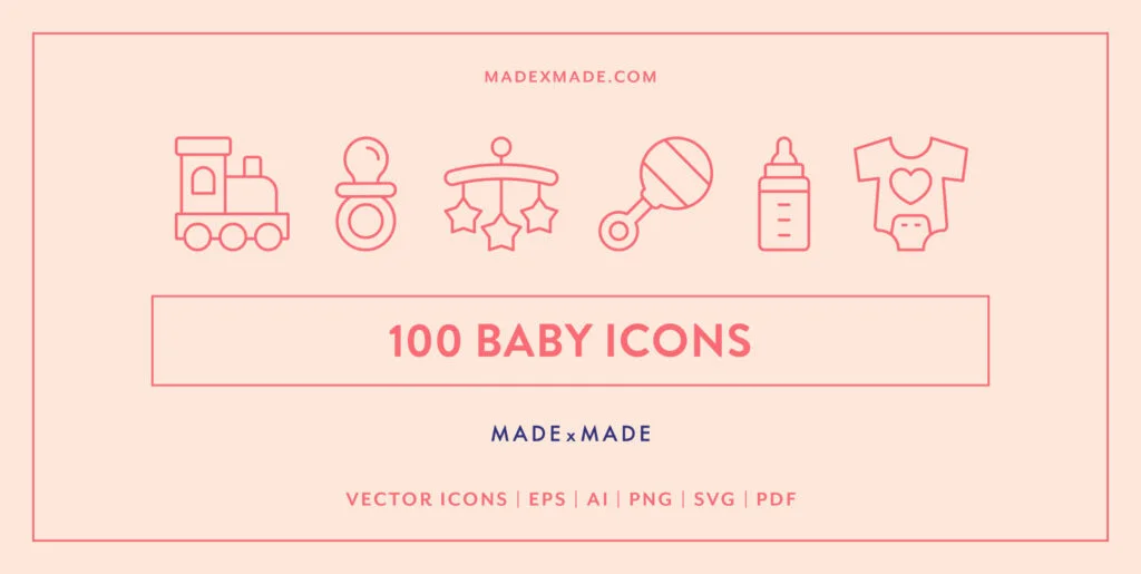Line Icons – Baby Graphics - Image 2