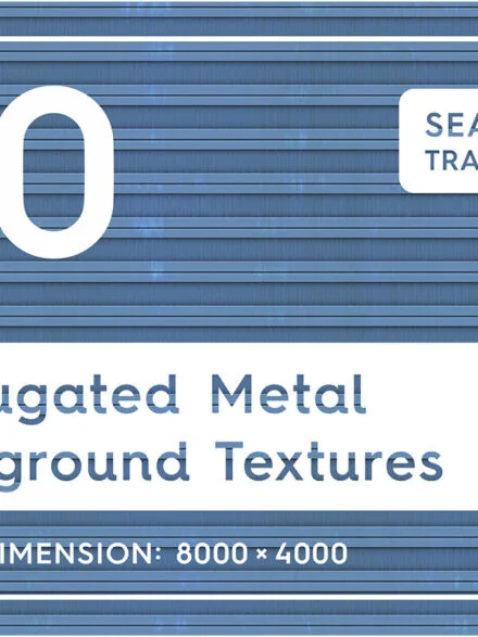 50 Corrugated Metal Background Textures Graphics - Image 1