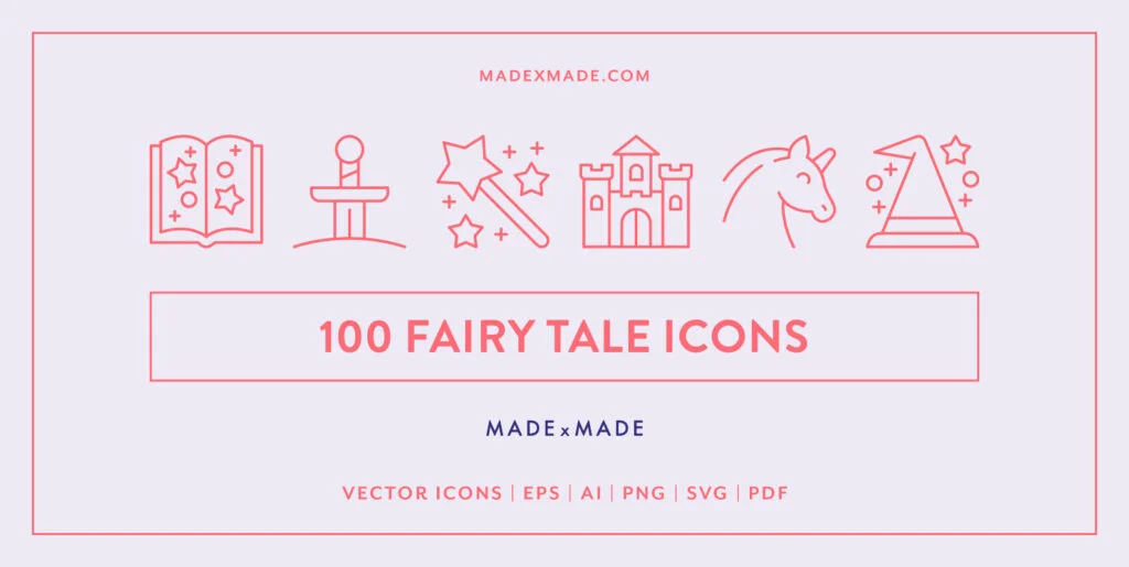 Line Icons – Fairy Tale Graphics - Image 1