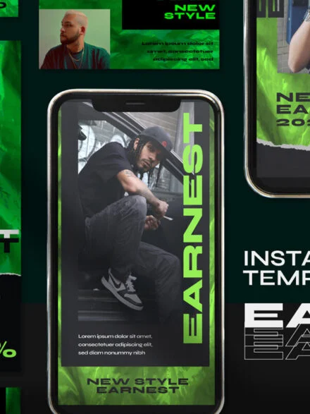 Earnest Instagram Posts and Stories Graphics - Image 2