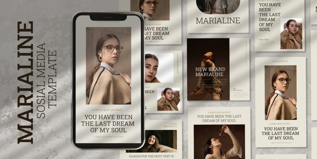Marialine Instagram Post Stories Graphics - Image 2