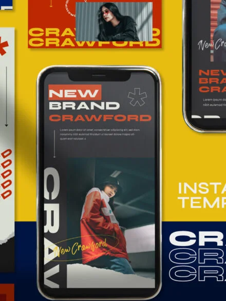 Crawford Instagram Post Stories Graphics - Image 7