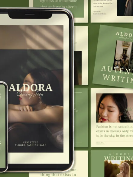 Aldora Instagram Post Stories Graphics - Image 6