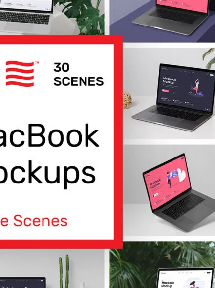 Macbook Mockups – Workspace Mockups Graphics - Image 9
