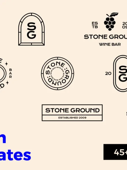 Hand Drawn Logo Templates Graphics - Image 11