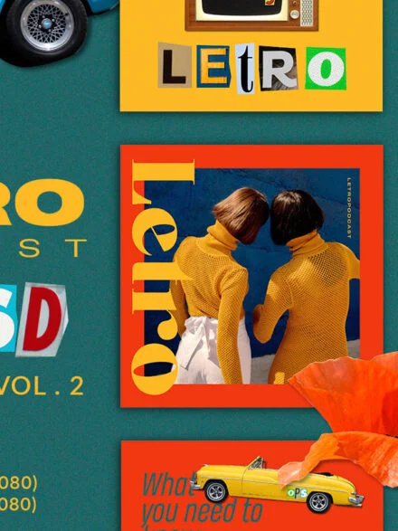 Letro Podcast Instagram Post Stories Graphics - Image 1