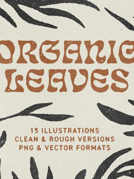 Organic Leaves Illustrations Graphics - Image 4