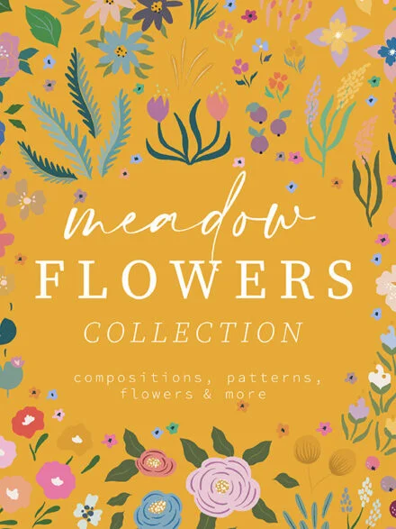 Meadow Flowers Collection Graphics - Image 5
