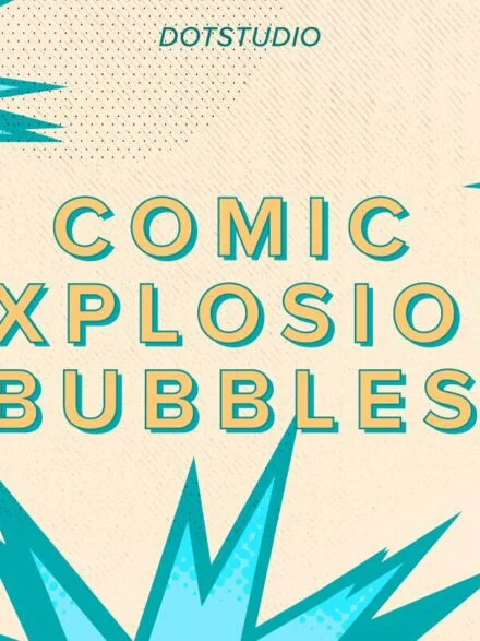Comic Explosion Bubbles Graphics - Image 3