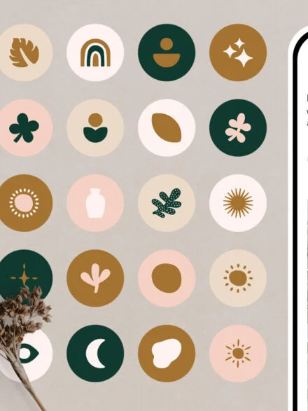 Instagram Highlight Covers Boho Objects Graphics - Image 7