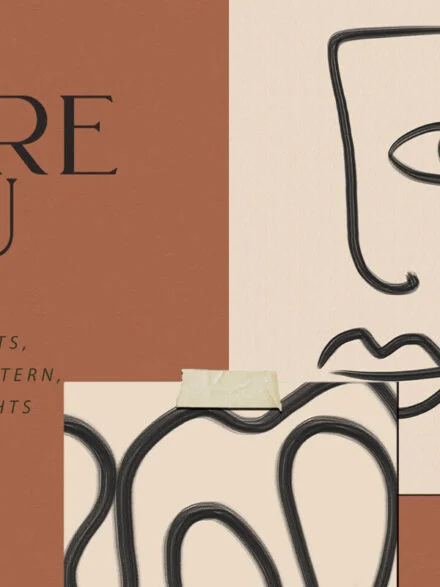 ADORE YOU Boho Abstract Set Graphics - Image 1