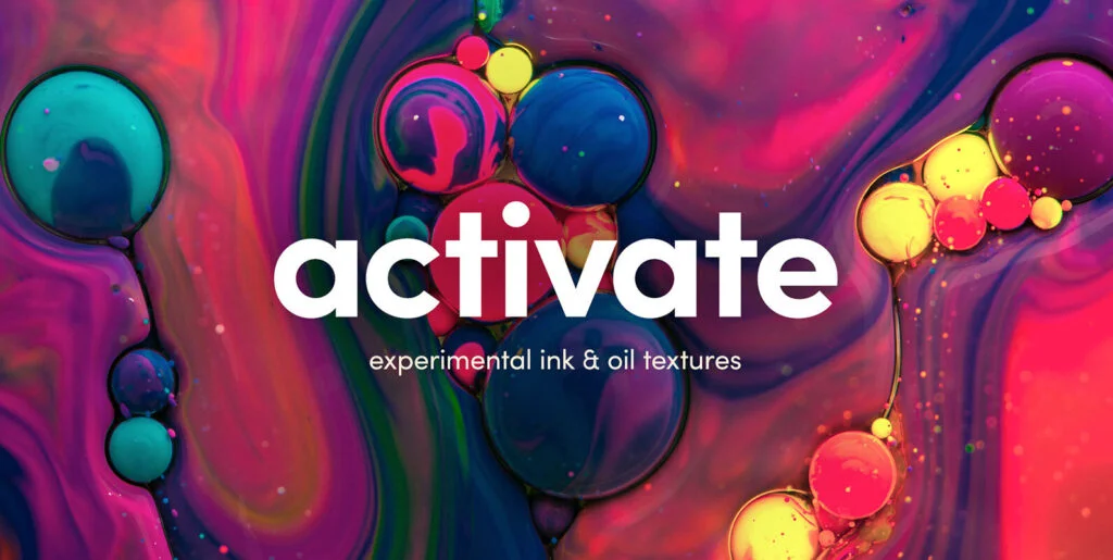 Activate – Experimental Ink & Oil Textures Graphics - Image 2