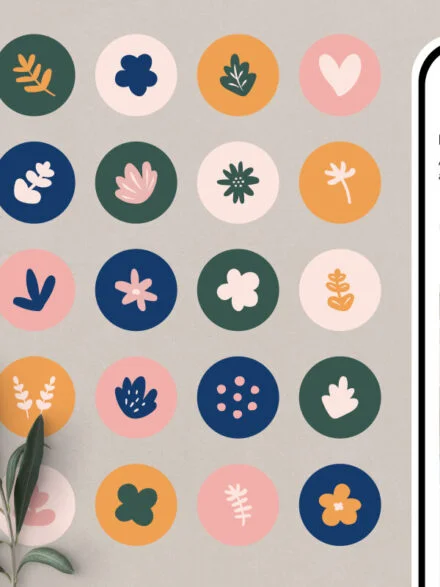 Instagram Highlight Covers Floral Botanics Graphics - Image 10