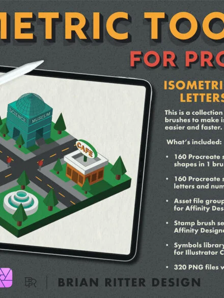 Isometric Toolkit for Procreate Graphics - Image 4
