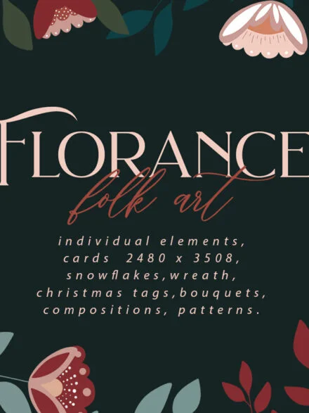 Florance folk art Graphics - Image 6