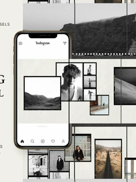 Analog – Carousel Post Templates Graphics - Image 1