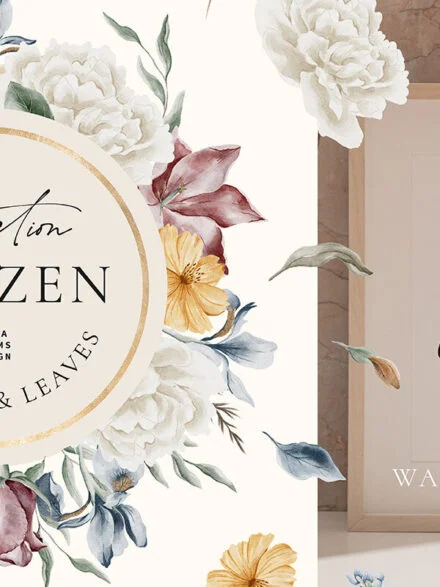 Frozen Flowers Collection Graphics - Image 8