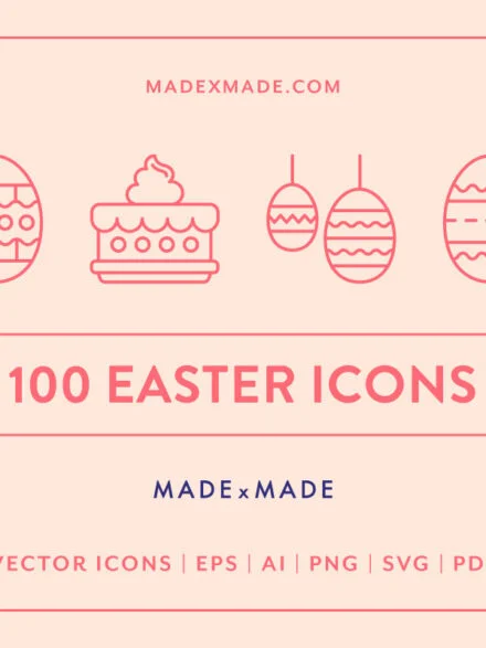 Easter Line Icons Graphics - Image 3