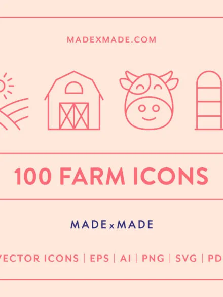 Farm Line Icons Graphics - Image 4