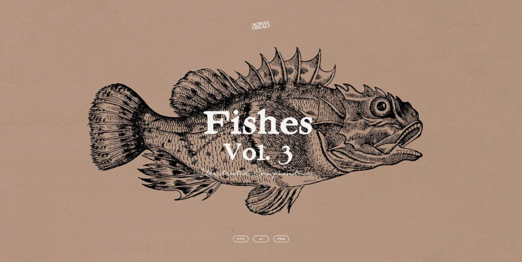 Fishes Vol.3 Graphics - Image 1