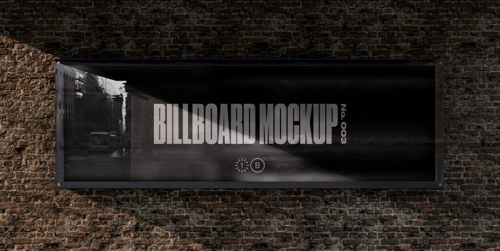 Bridge Brick Wall Billboard Mockup – No. 003 Graphics - Image 2