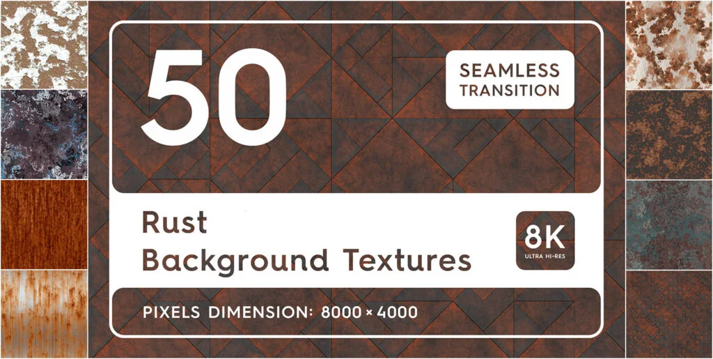 50 Rust Background Textures Graphics - Image 1