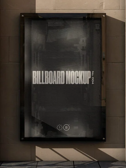 Sandstone Wall Billboard Mockup – No. 004 Graphics - Image 5