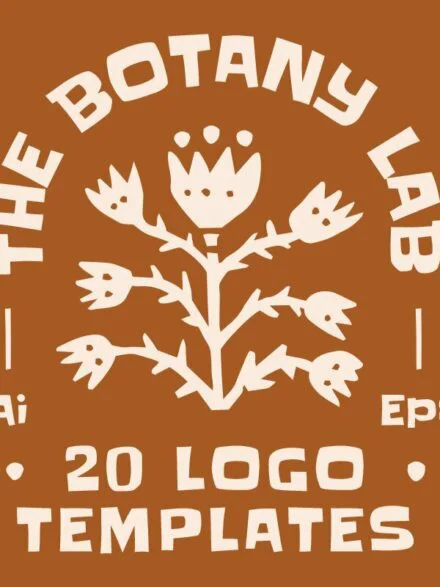 The Botany Lab Logo Templates Graphics - Image 11