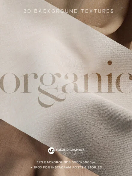 Organic Fabric Textured Backgrounds Graphics - Image 4