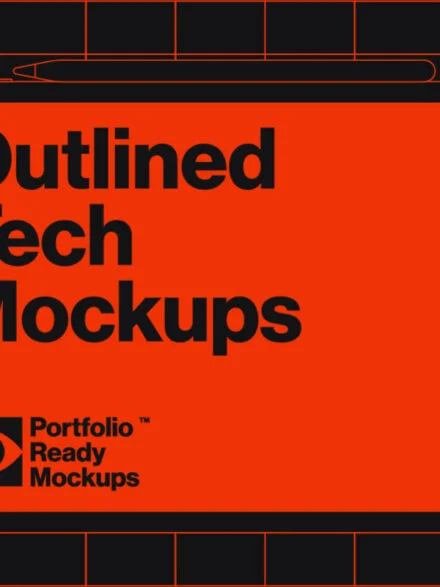 Outlined Tech Mockups Graphics - Image 6