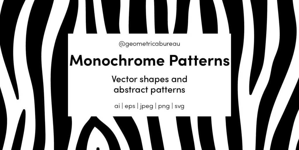 Monochrome Patterns Graphics - Image 2