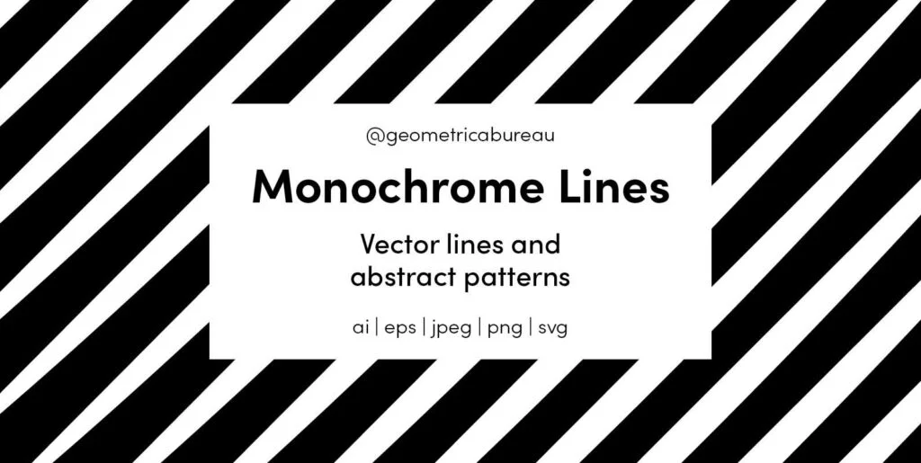 Monochrome Lines Graphics - Image 1