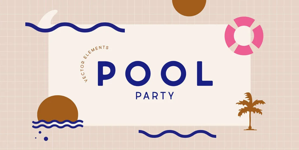 Pool Party Graphics - Image 1