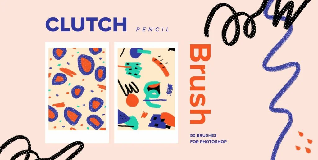 Clutch Pencil Brushes for Photoshop Graphics - Image 2