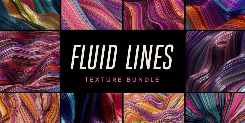 Fluid Lines Texture Bundle Graphics - Image 1