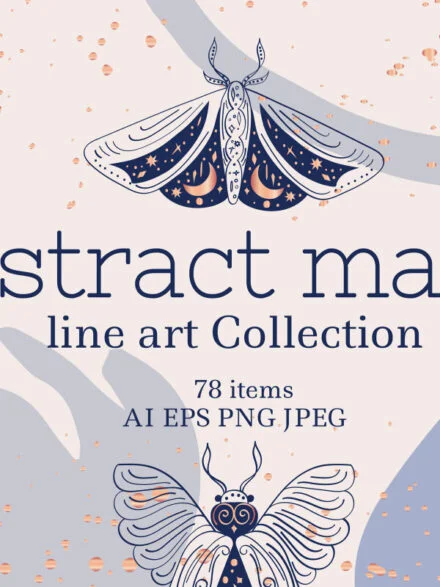 Abstract Magic Line Art Collection Graphics - Image 6