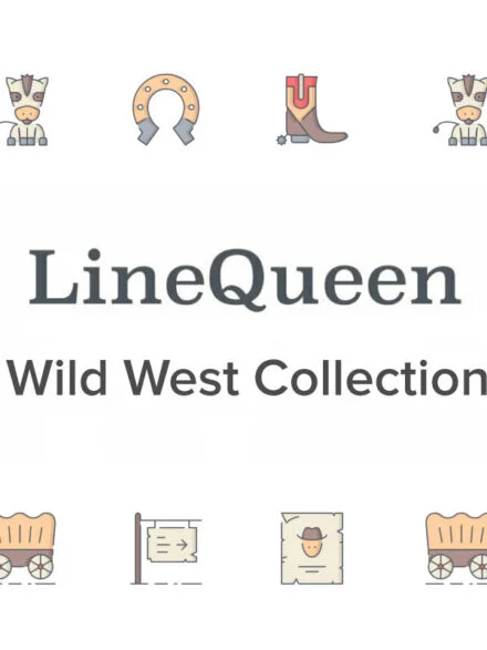 LineQueen – Wild West Collection Graphics - Image 1