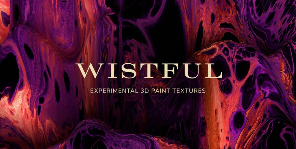 Wistful – Experimental 3D Paint Textures Graphics - Image 2