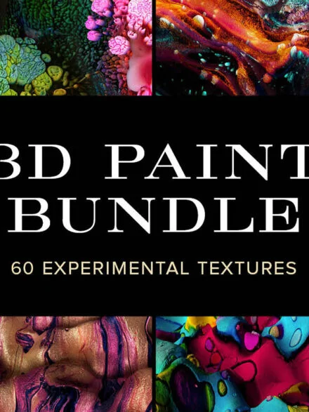 3D Paint Bundle – 60 Experimental Textures Graphics - Image 10