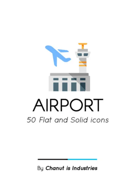 Airport Premium Icon pack Graphics - Image 1