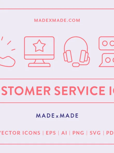 Line Icons – Customer Service Graphics - Image 7