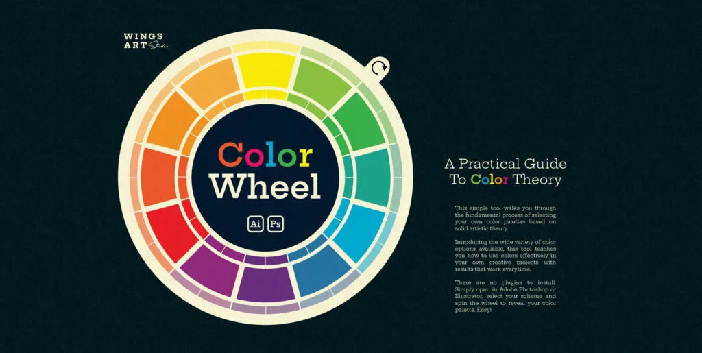 Wings Color Wheel Graphics - Image 1