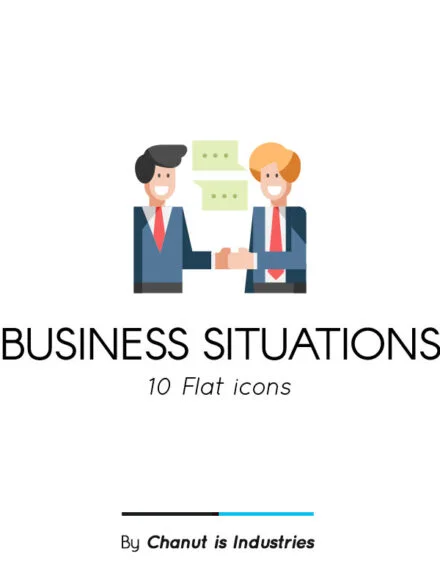 Business Situations Premium Icon Pack Graphics - Image 1