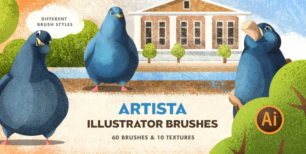 Artista Brushes for Illustrator Graphics - Image 2