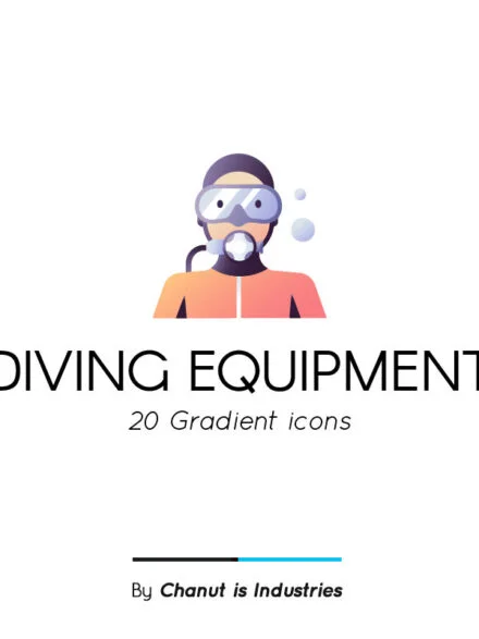 Diving Equipment Premium Icon Pack Graphics - Image 1