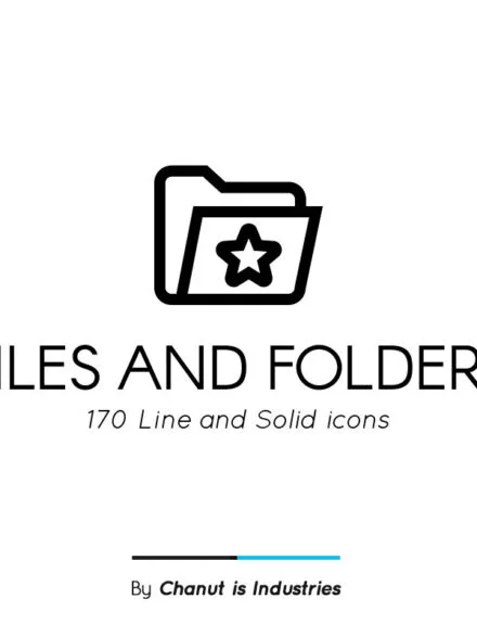 Files and Folders Premium Icon Pack Graphics - Image 1