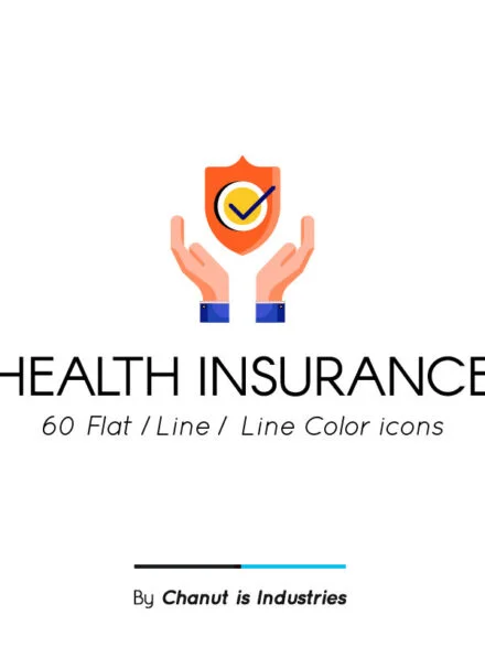 Health Insurance Premium Icon Pack Graphics - Image 5