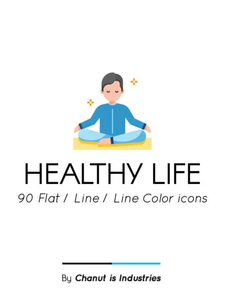 Healthy Life Premium Icon Pack Graphics - Image 1