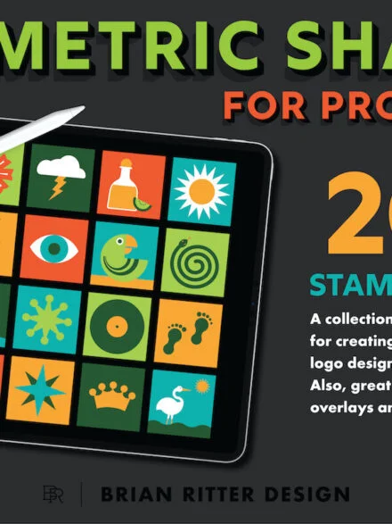 200 Geometric Shapes for Procreate Graphics - Image 1