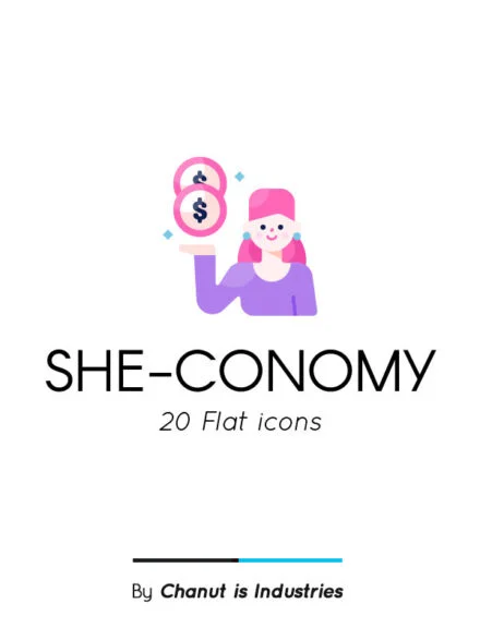 She-conomy Premium Icon Pack Graphics - Image 6